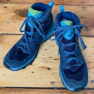 Salomon Women’s Hiking Boots- Blue, Size 9
